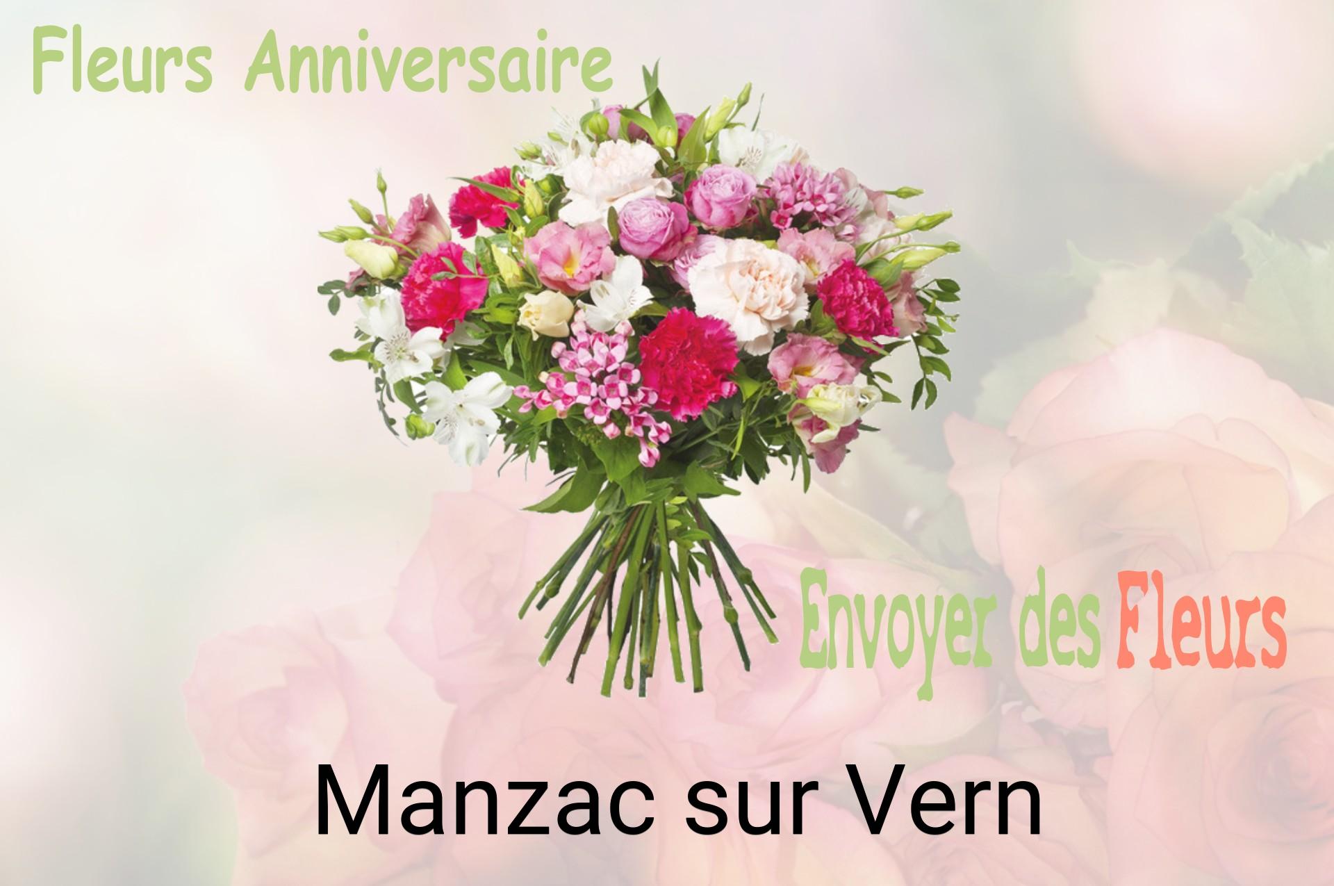 Bouquet de fleurs d’anniversaire livré à Manzac-sur-Vern