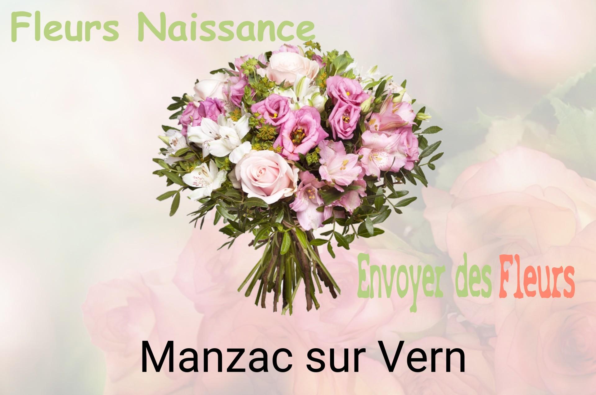 Bouquet de fleurs de naissance livré à Manzac-sur-Vern