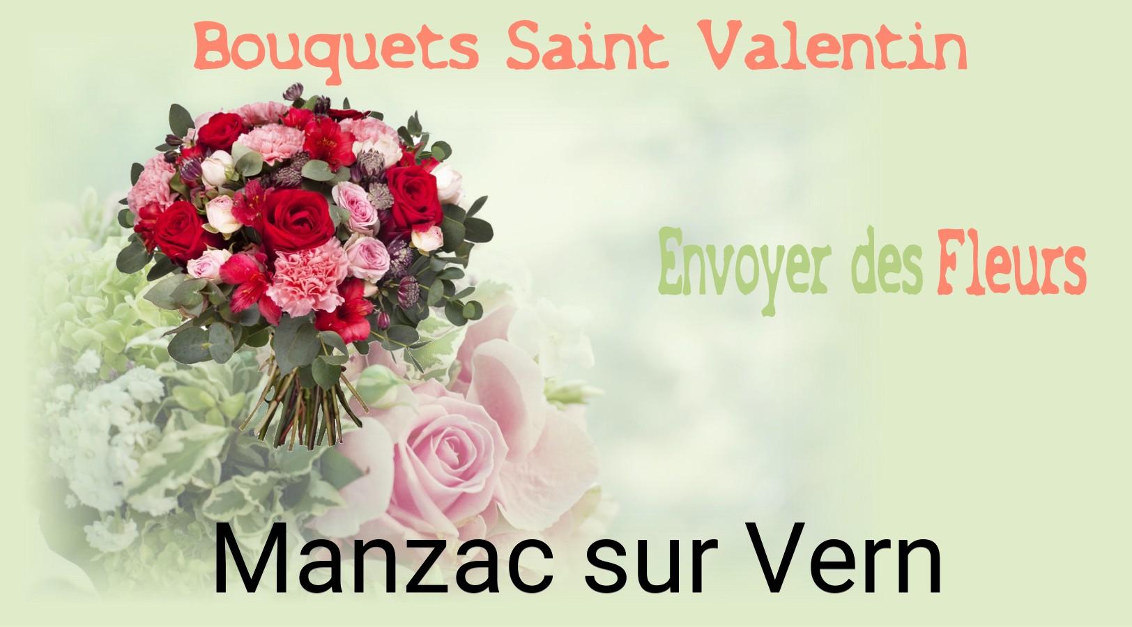 Roses de Saint-Valentin livrées à Manzac-sur-Vern